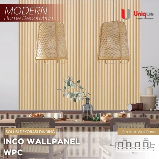 Image of Wallpanel INCO PVC Motif Kayu / Wood Panel Marble Series Tebal 24mm / Panel PVC Pintu Kamuflase Dinding Indoor - INCO - 098